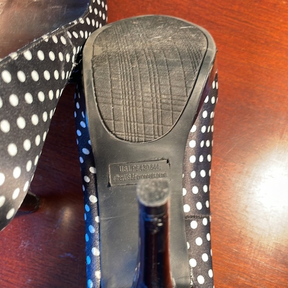 Rampage Black & White high heels Size 9 1/2 - Picture 8 of 12